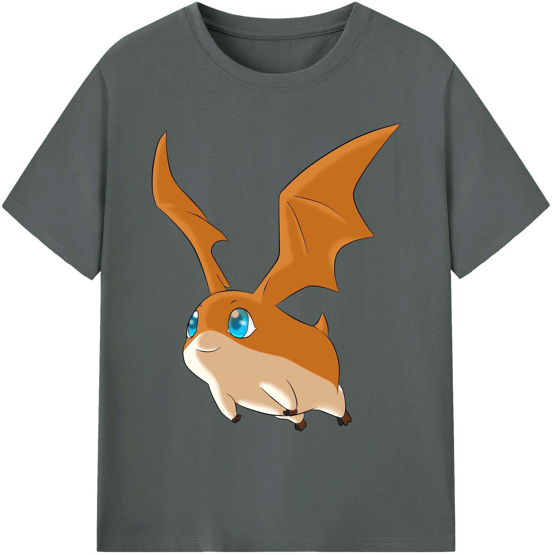 （画像用） Digimon デジタルモンスター/デジモン 綿100％ メンズ半袖Tシャツ｜肌触りやわらか＆通気性